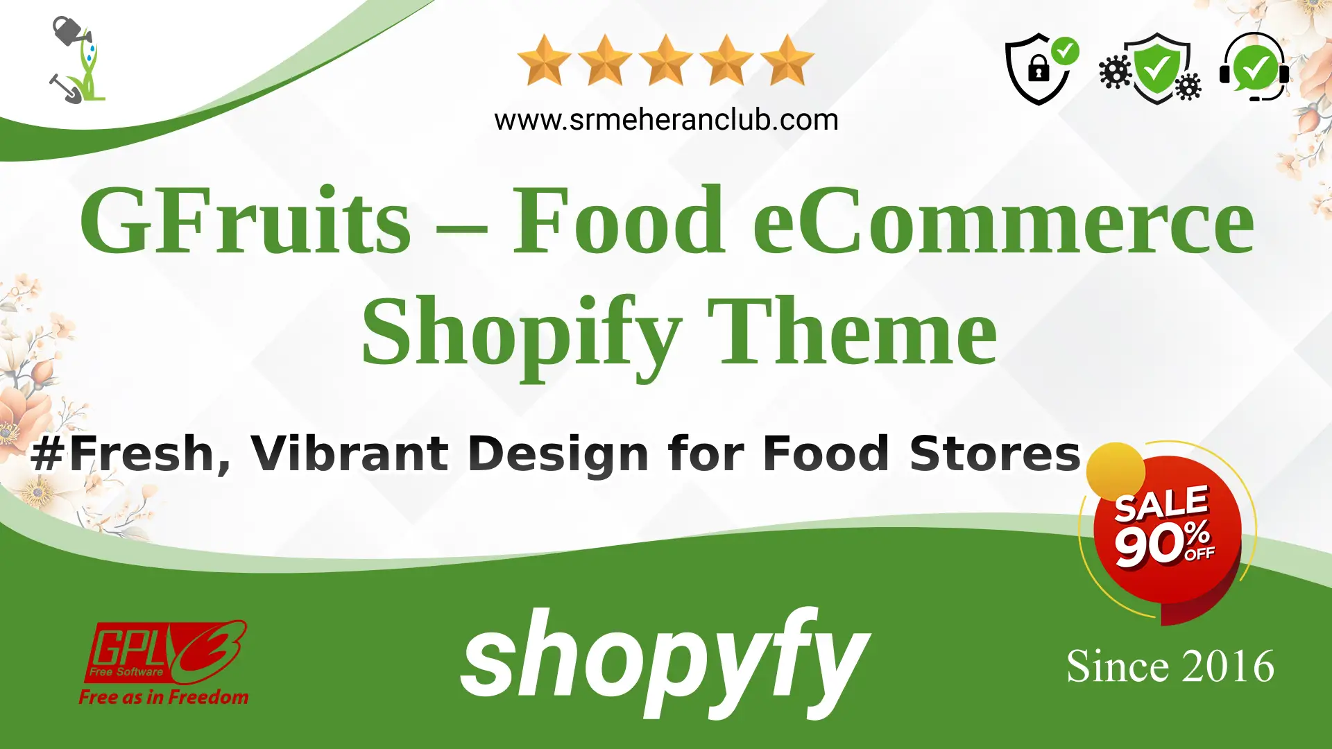 GFruits – Food eCommerce Shopify Theme — Theme by Themeforest