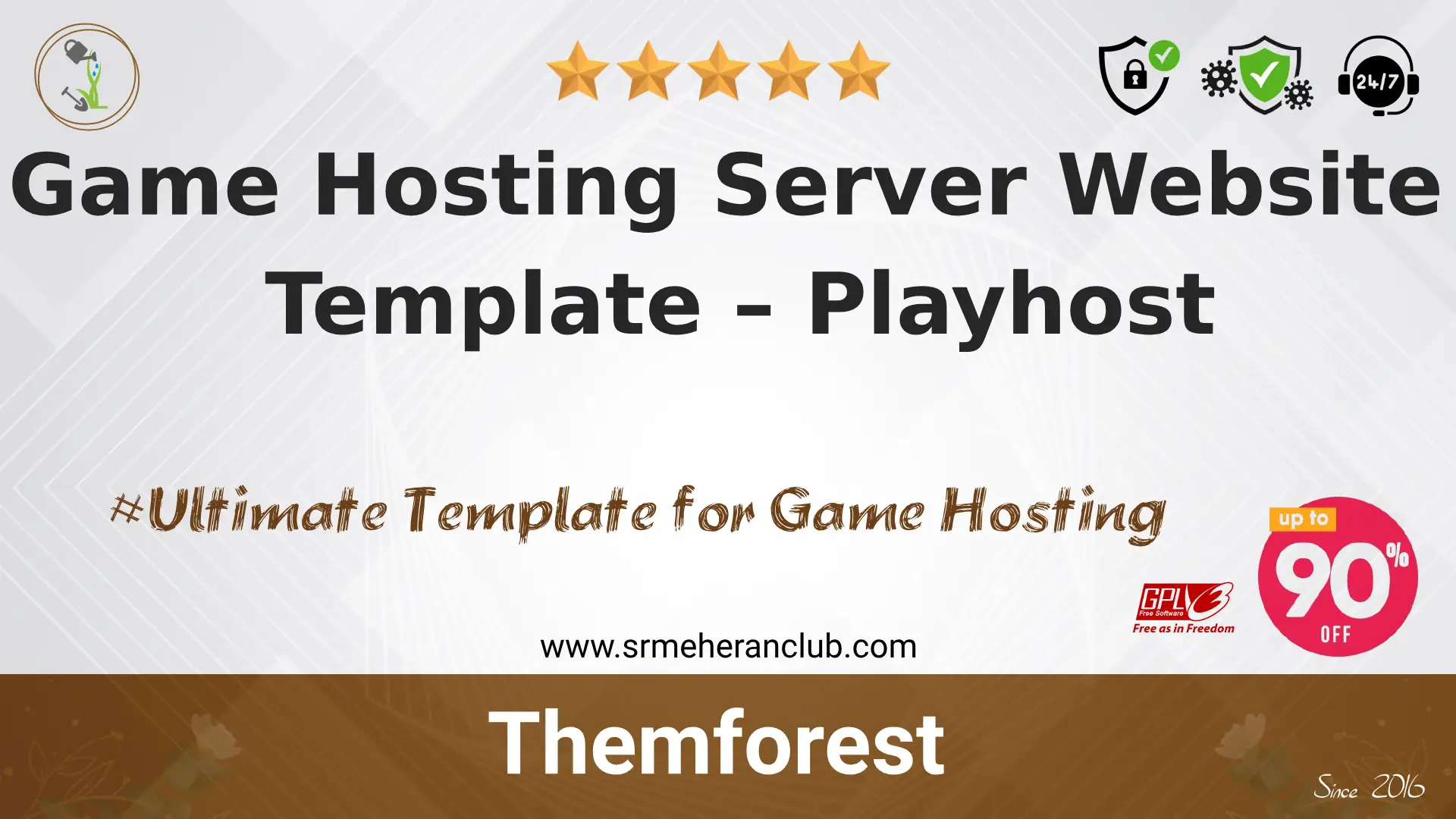 Game Hosting Server Website Template – Playhost — Template by Themeforest