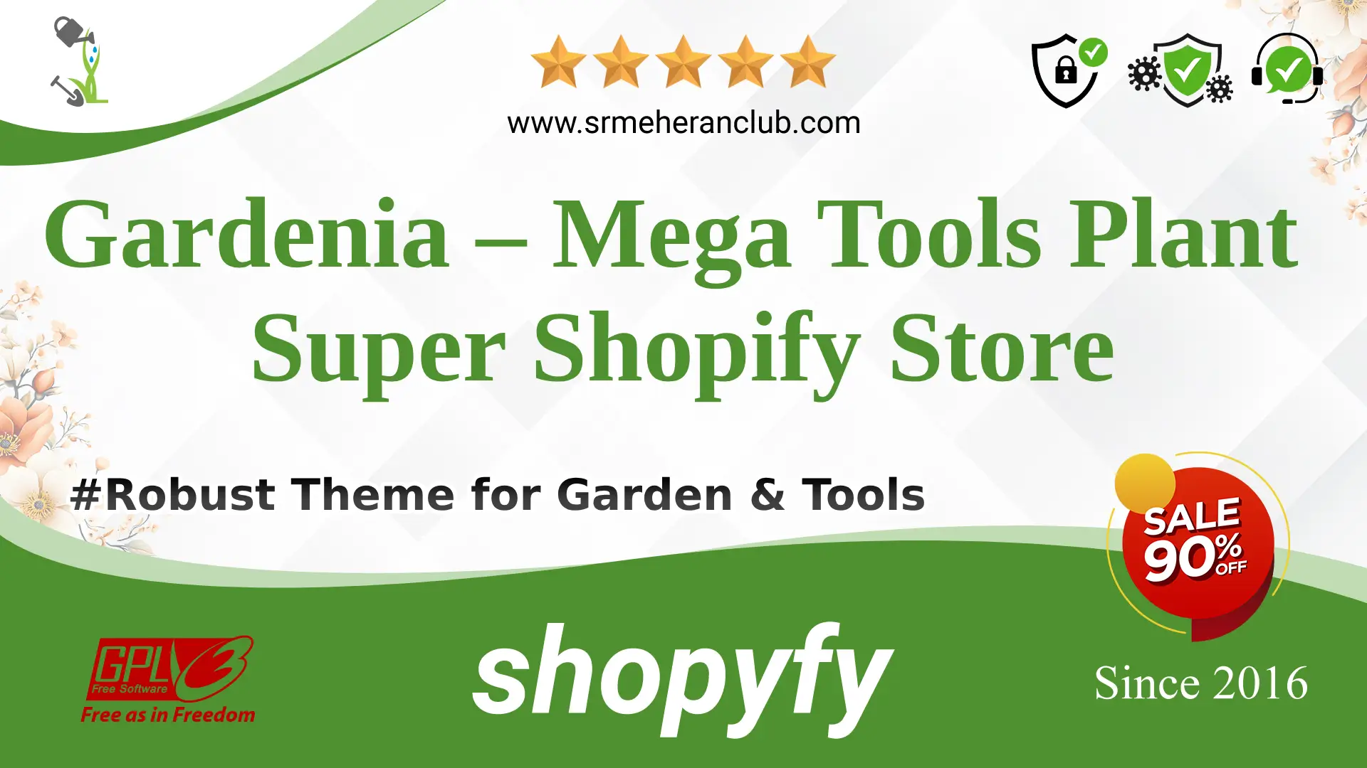 Gardenia – Mega Tools Plant Super Shopify Store — Theme by Templatemonster