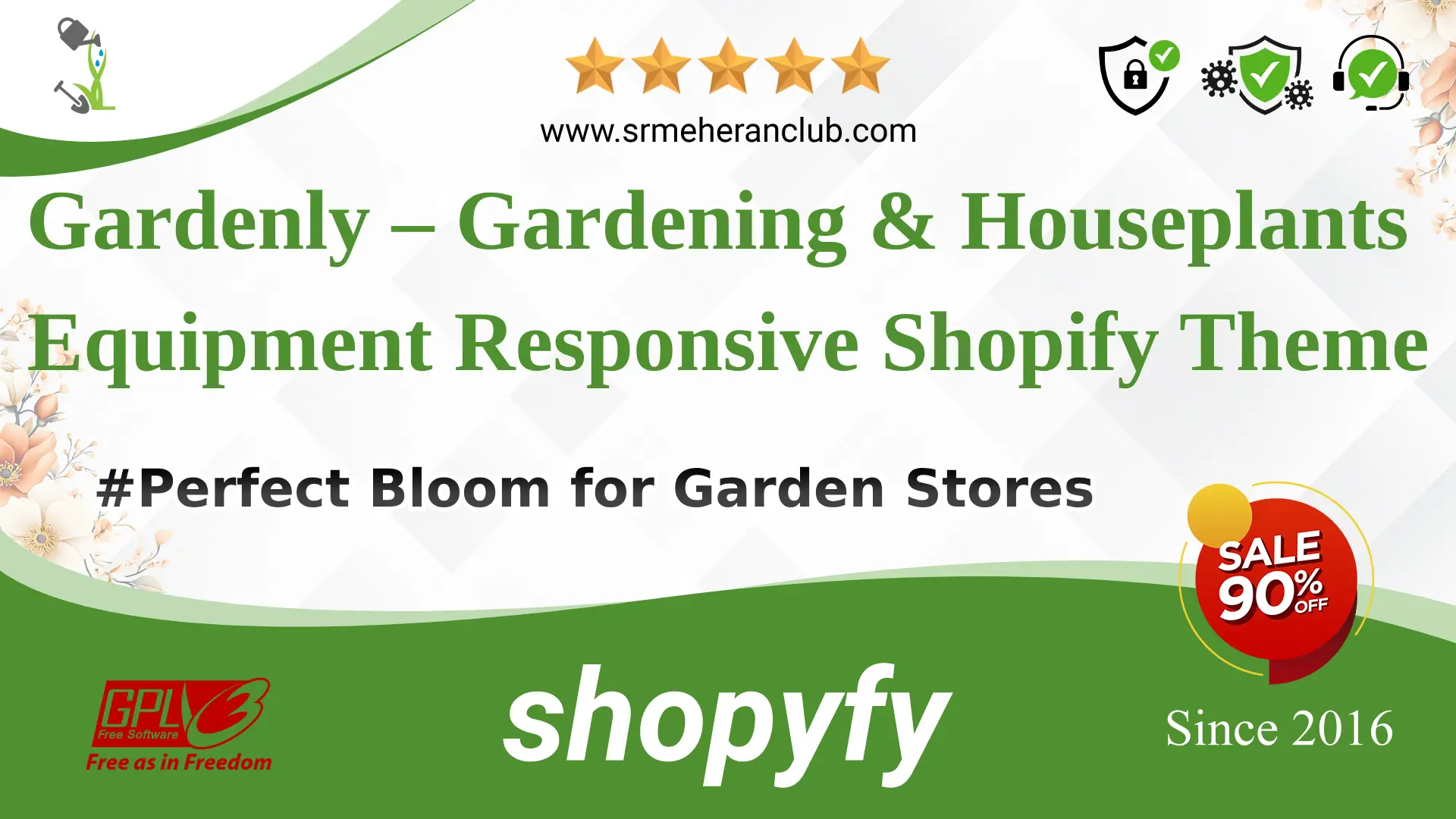 Gardenly – Gardening & Houseplants Equipment Responsive Shopify Theme — Theme by Themeforest