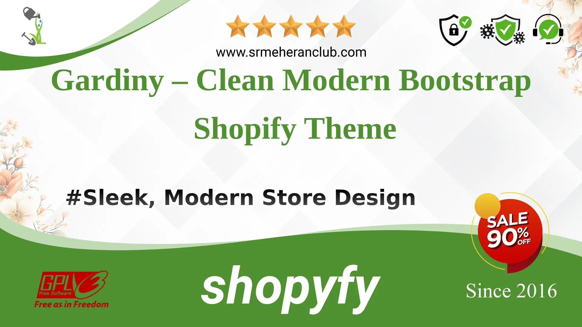Gardiny – Clean Modern Bootstrap Shopify Theme — Theme by Templatemonster
