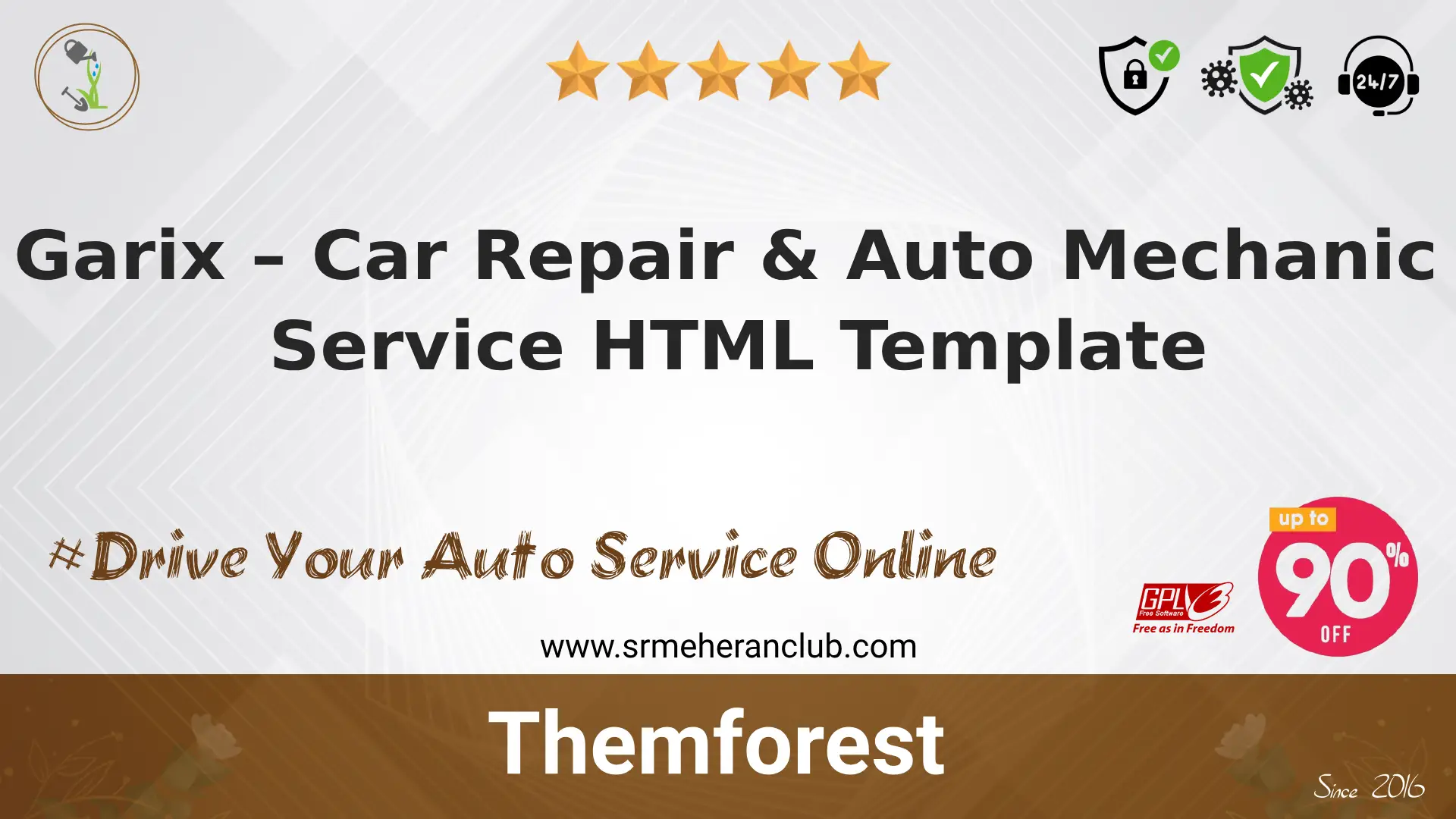 Garix – Car Repair & Auto Mechanic Service HTML Template