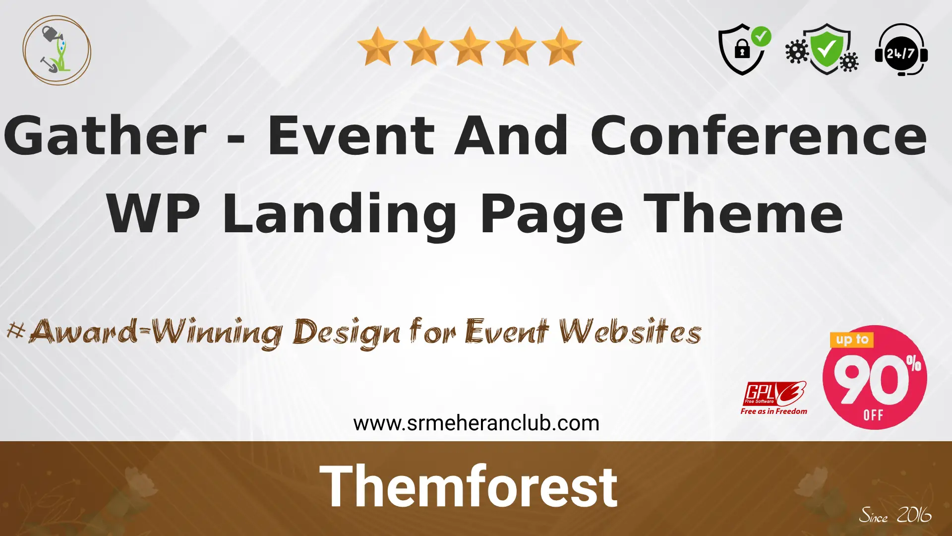 Gather – Event And Conference WP Landing Page Theme — Theme by Themeforest