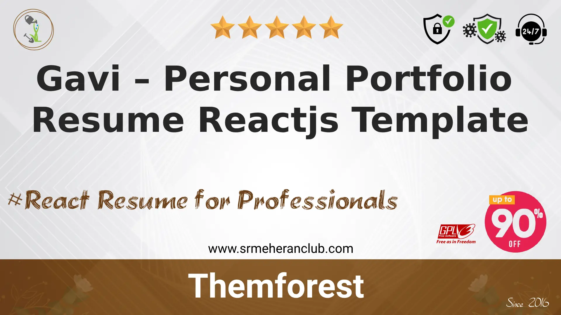 Gavi – Personal Portfolio Resume Reactjs Template