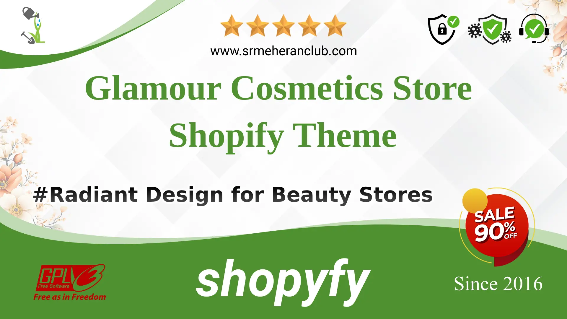 Glamour Cosmetics Store Shopify Theme — Theme by Templatemonster