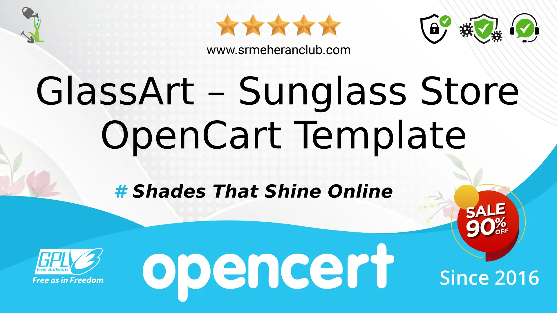 GlassArt – Sunglass Store OpenCart Template — Template by Templatemonster