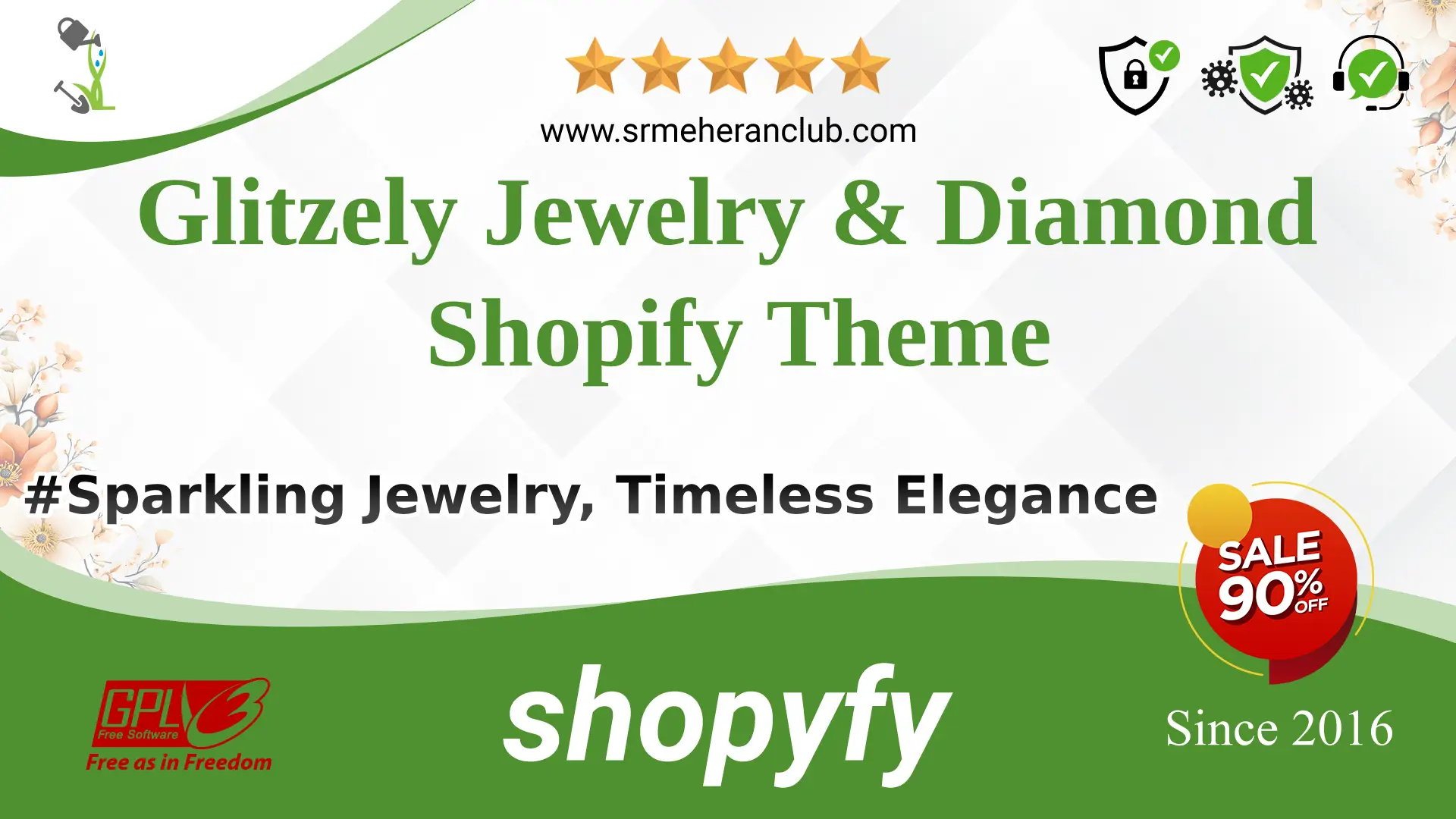 Glitzely Jewelry & Diamond Shopify Theme — Theme by Templatemonster