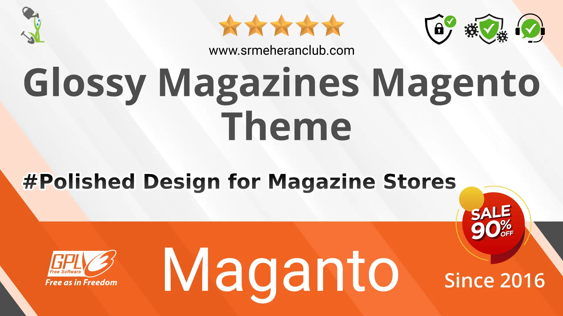Glossy Magazines Magento Theme — Theme by Templatemonster