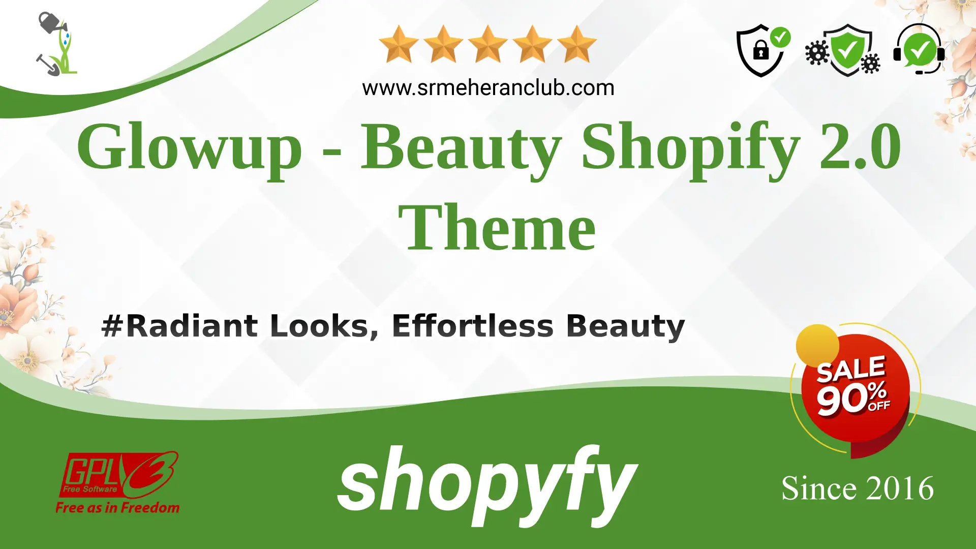 Glowup – Beauty Shopify 2.0 Theme — Theme by Templatemonster