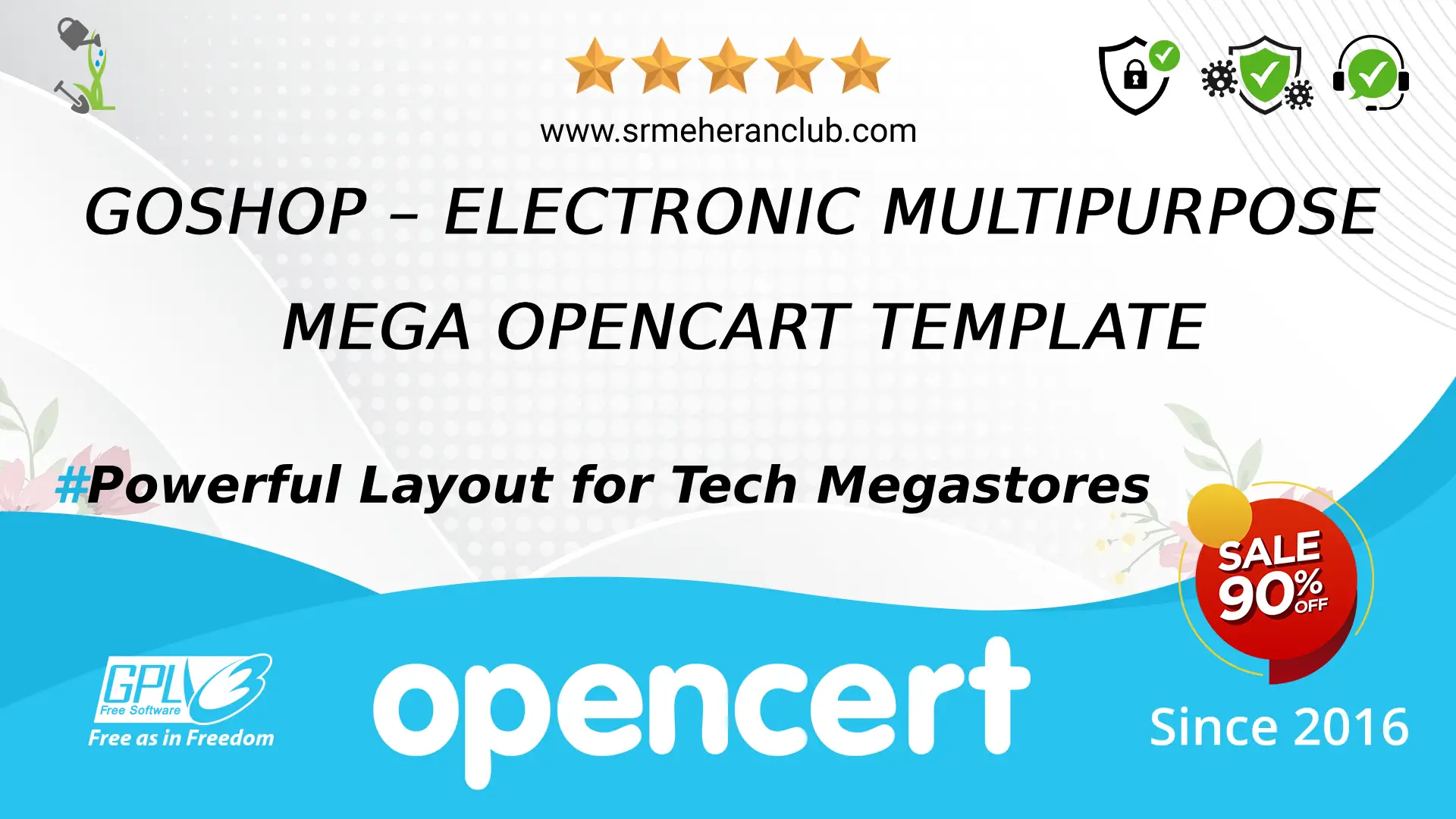 GoShop – Electronic Multipurpose Mega OpenCart Template — Template by Templatemonster