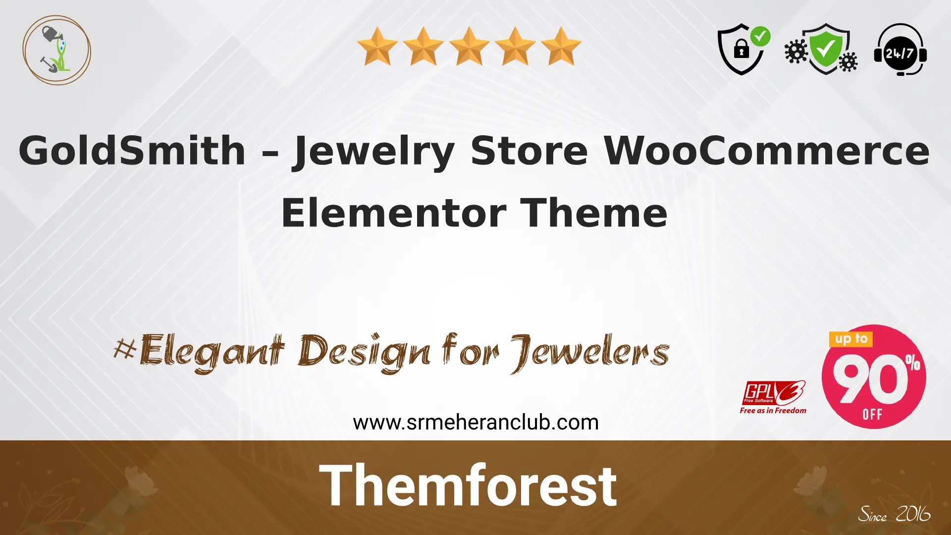 GoldSmith – Jewelry Store WooCommerce Elementor Theme — Theme by Themeforest