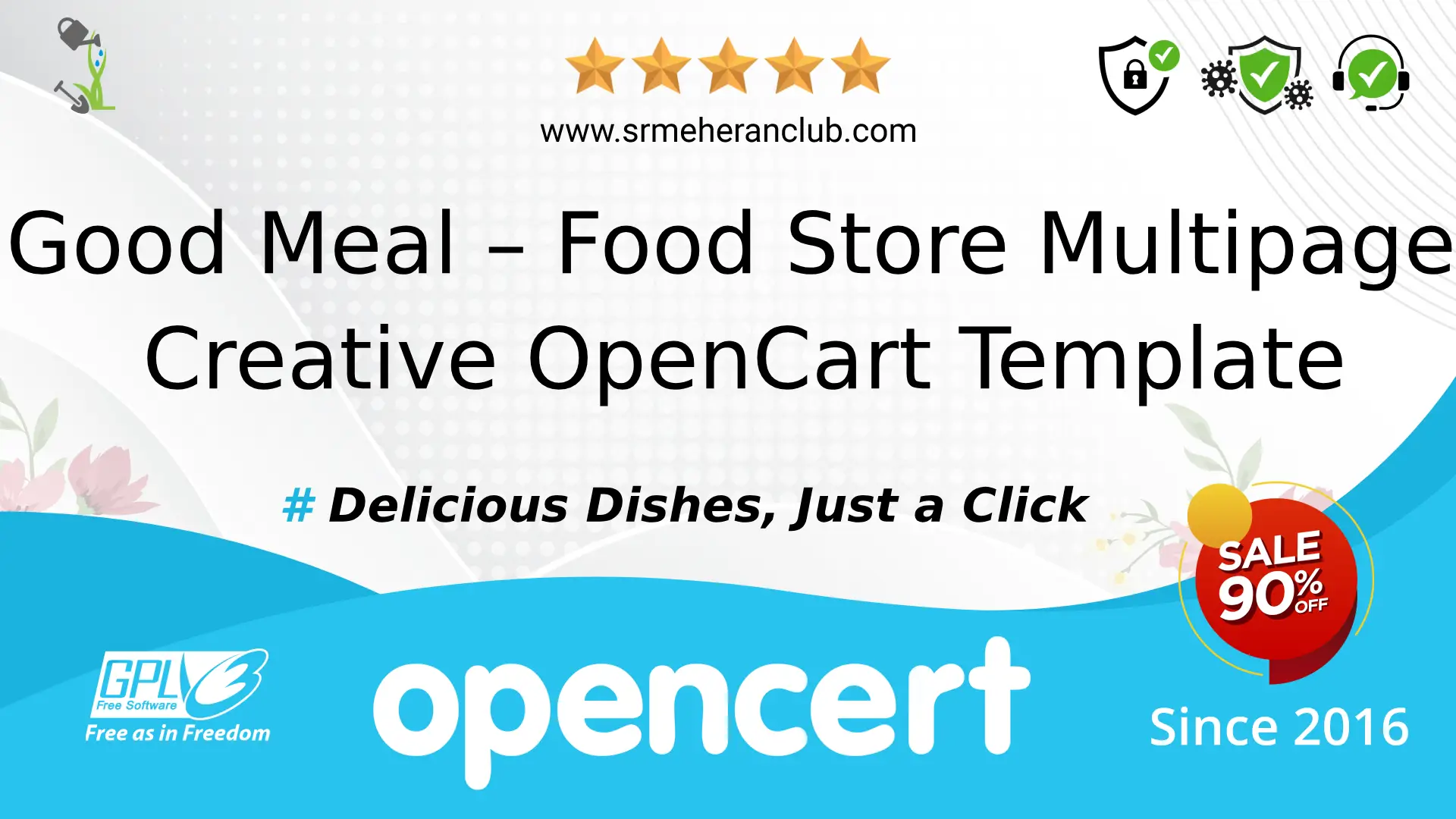 Good Meal – Food Store Multipage Creative OpenCart Template — Template by Templatemonster