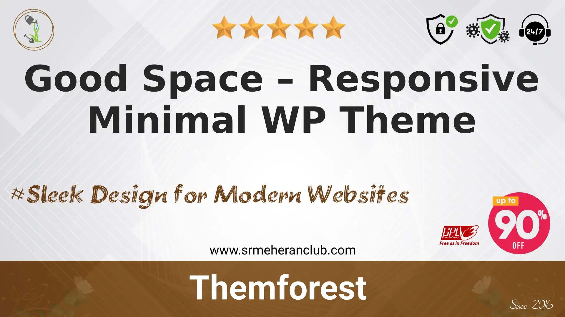 Good Space – Responsive Minimal WP Theme — Theme by Themeforest