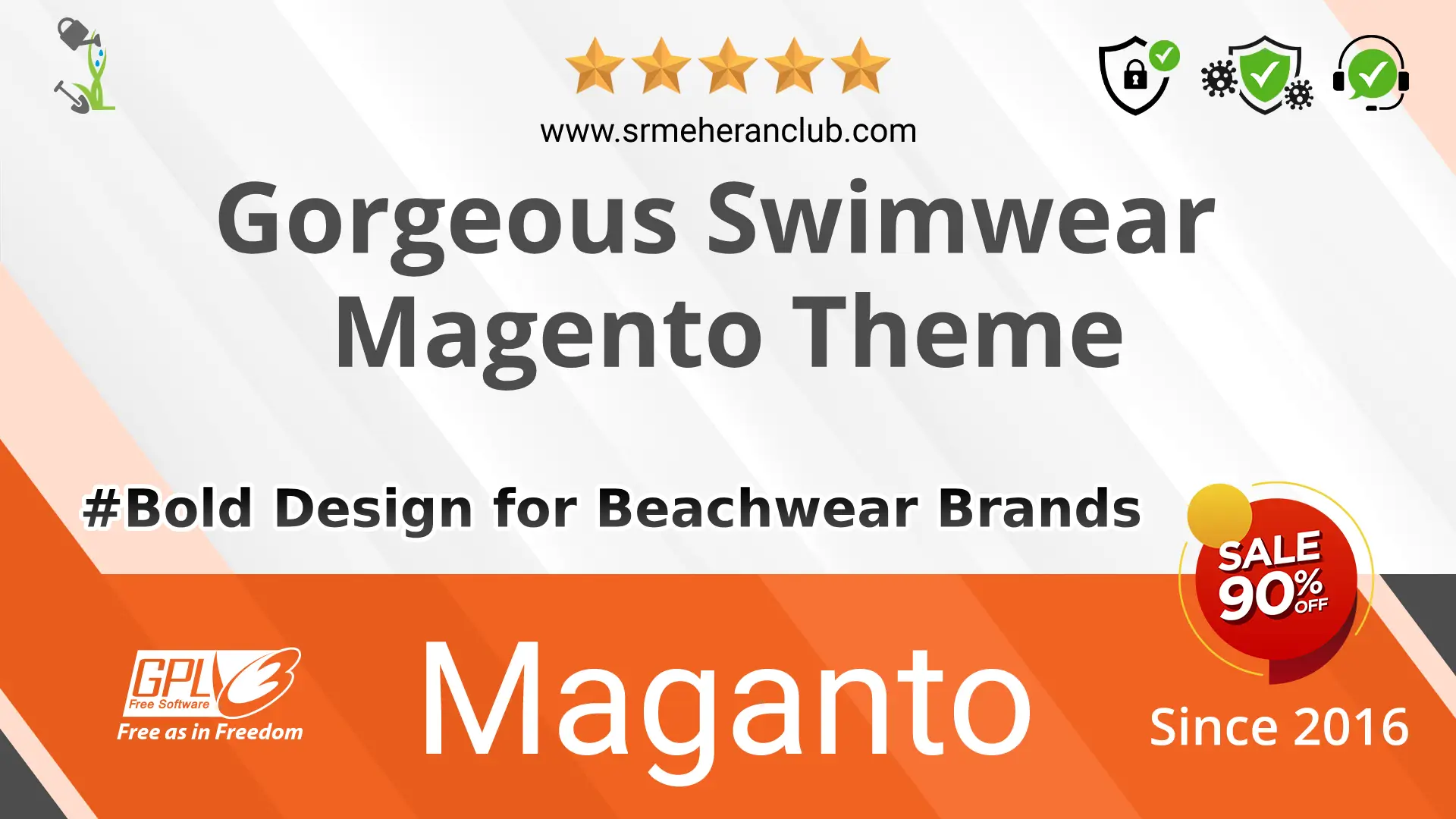 Gorgeous Swimwear Magento Theme — Theme by Templatemonster
