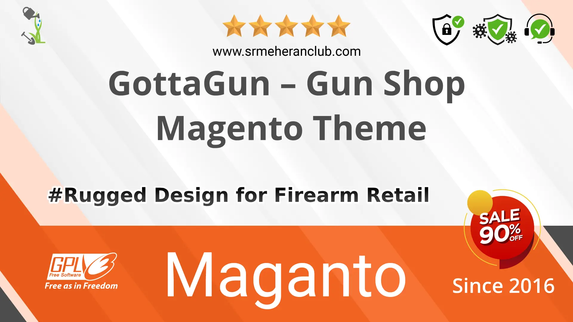 GottaGun – Gun Shop Magento Theme — Theme by Templatemonster