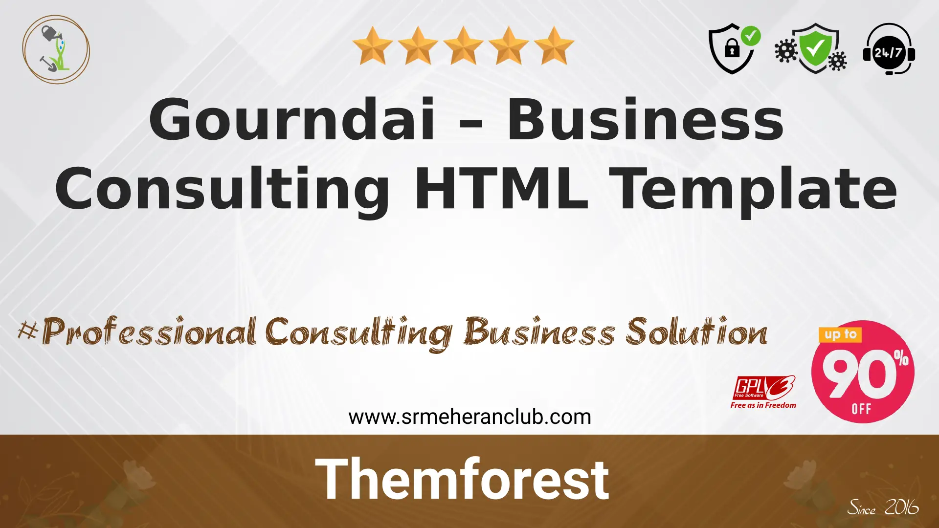 Gourndai – Business Consulting HTML Template — Template by Themeforest