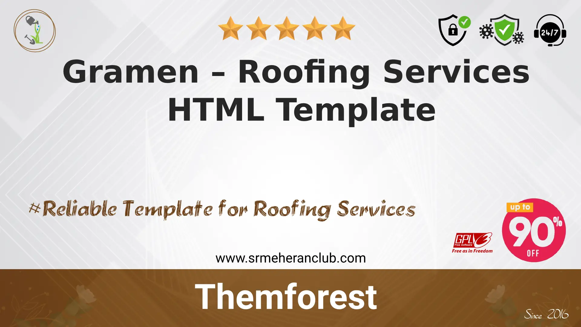 Gramen – Roofing Services HTML Template
