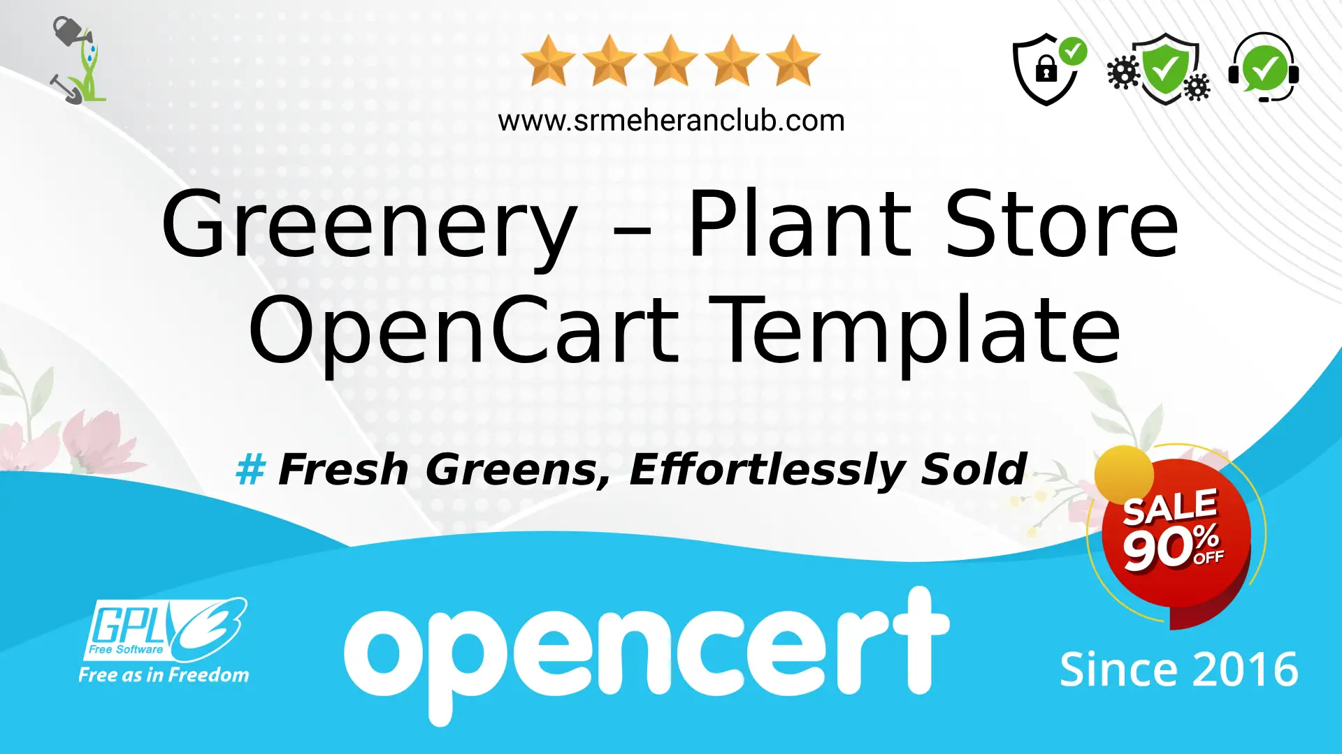 Greenery – Plant Store OpenCart Template — Template by Templatemonster