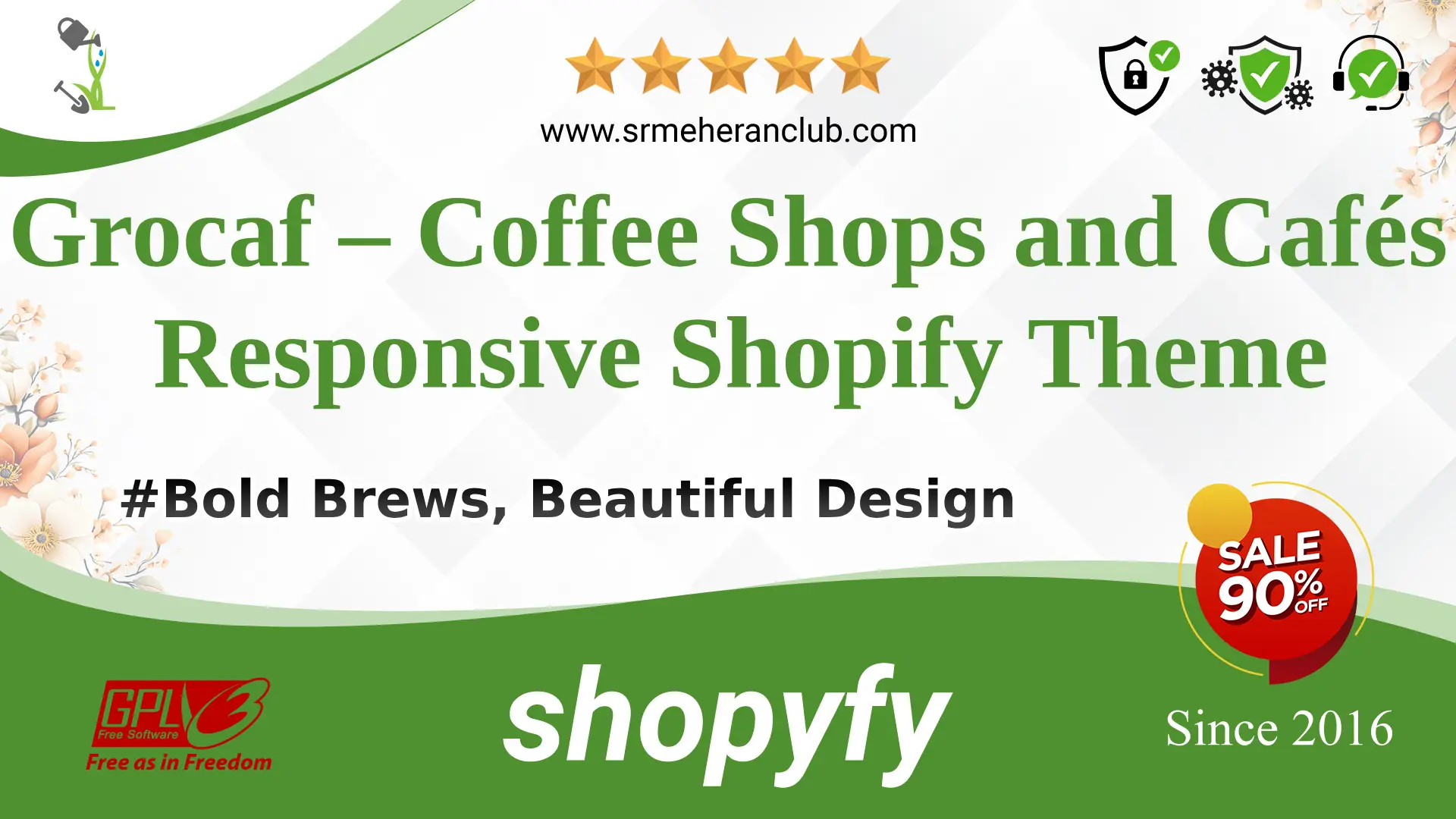 Grocaf – Coffee Shops and Cafés Responsive Shopify Theme — Theme by Templatemonster