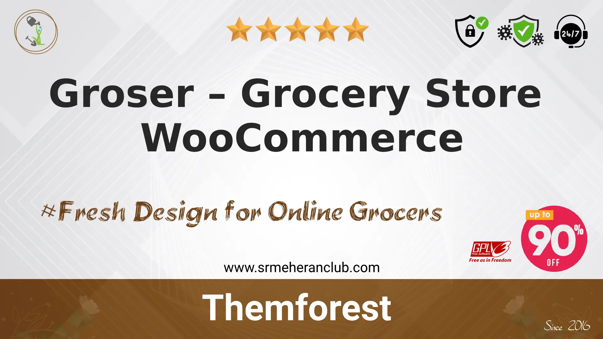Groser – Grocery Store WooCommerce — Theme by Themeforest