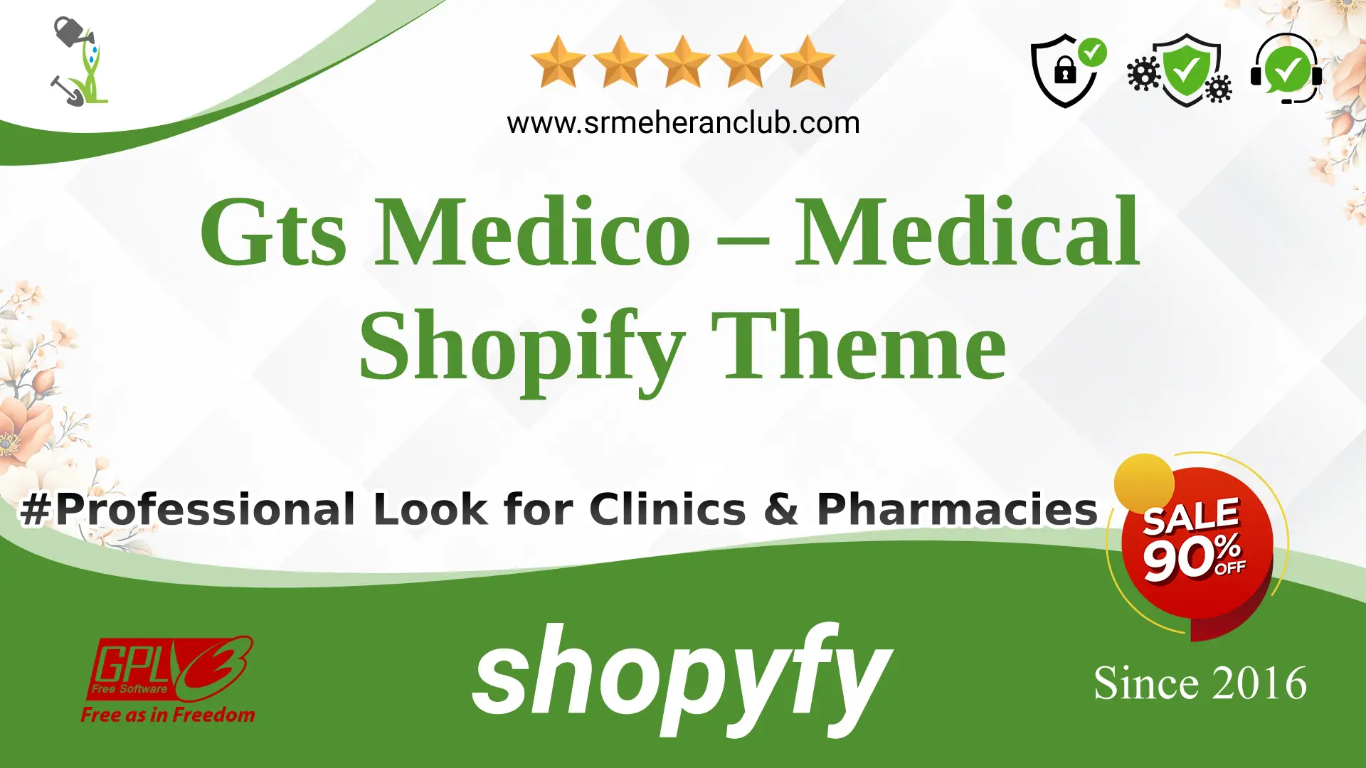 Gts Medico – Medical Shopify Theme — Theme by Templatemonster