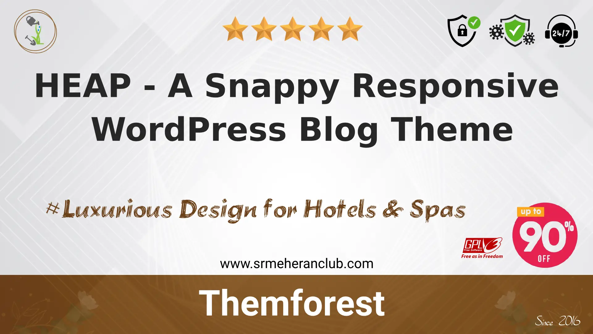 HEAP – A Snappy Responsive WordPress Blog Theme — Theme by Themeforest