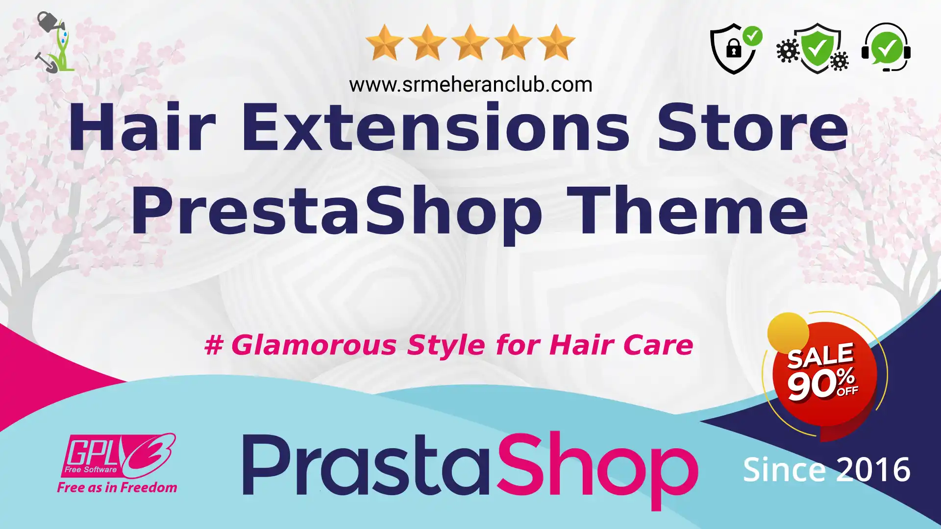 Hair Extensions Store PrestaShop Theme — Theme by Templatemonster