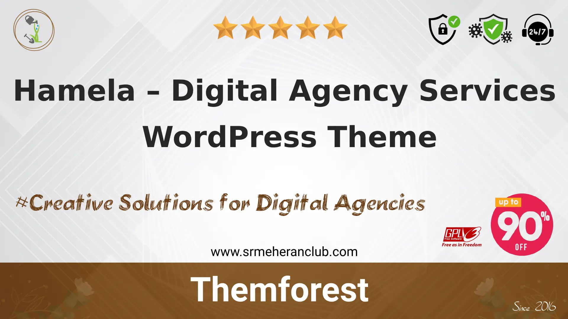 Hamela – Digital Agency Services WordPress Theme — Theme by Themeforest