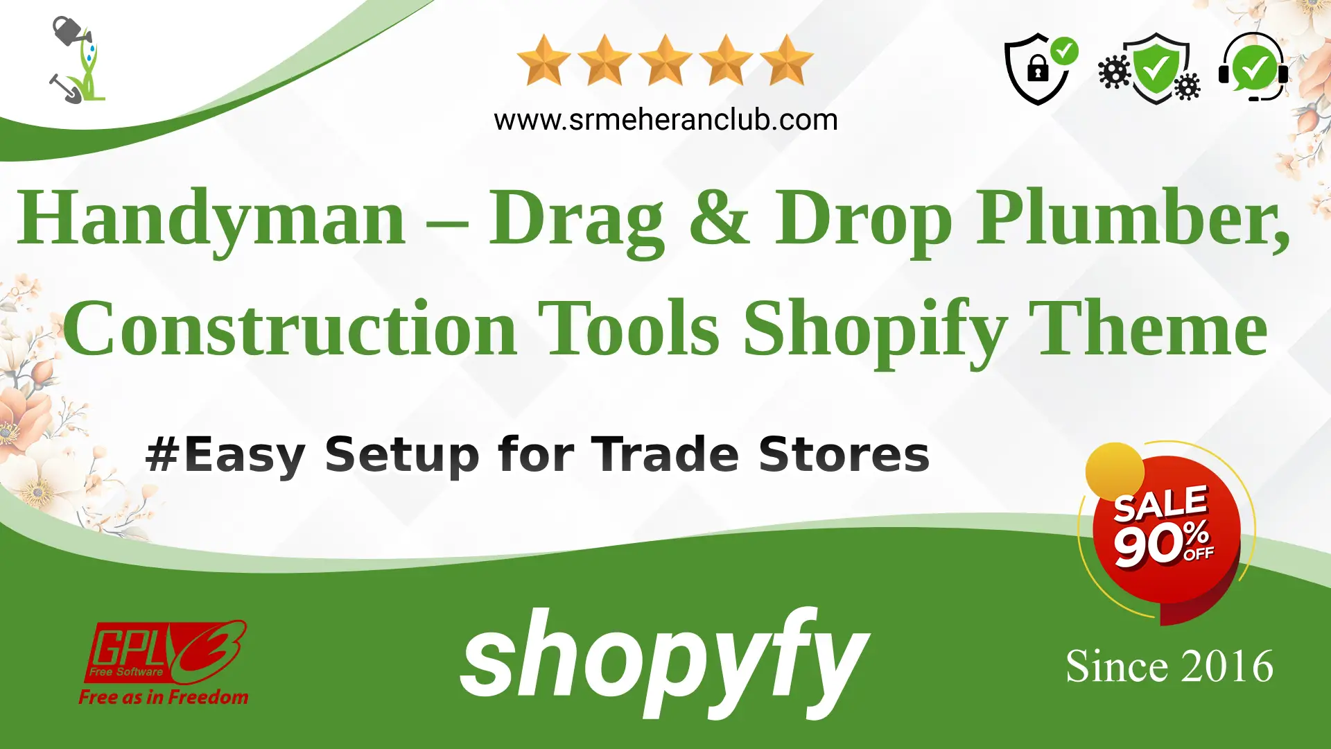 Handyman – Drag & Drop Plumber, Construction Tools Shopify Theme — Theme by Themeforest