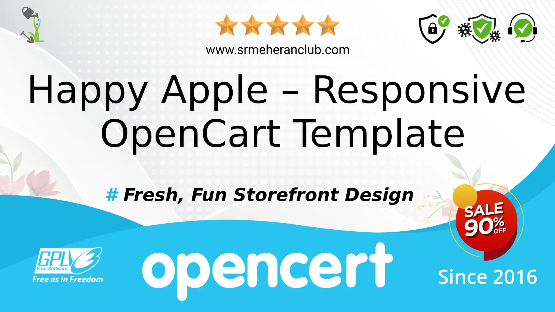 Happy Apple – Responsive OpenCart Template — Template by Templatemonster