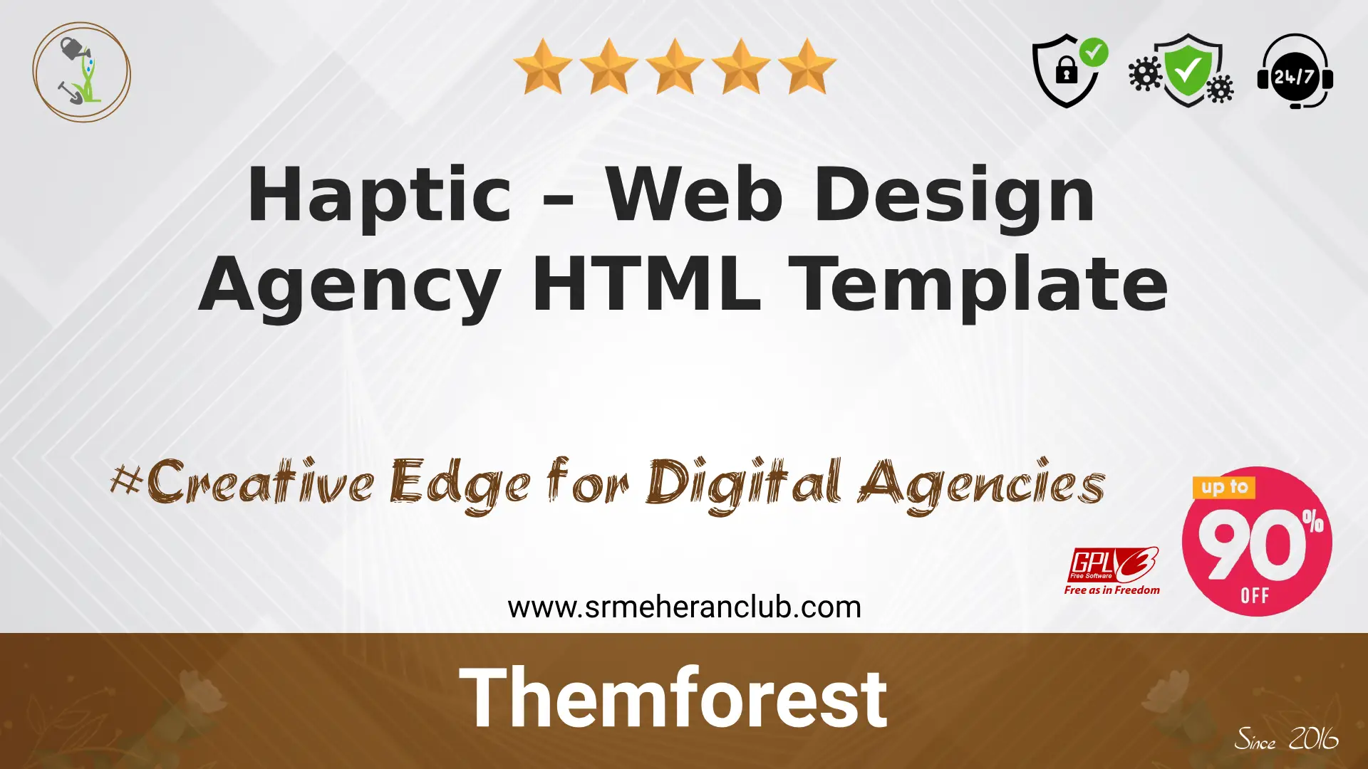 Haptic – Web Design Agency HTML Template
