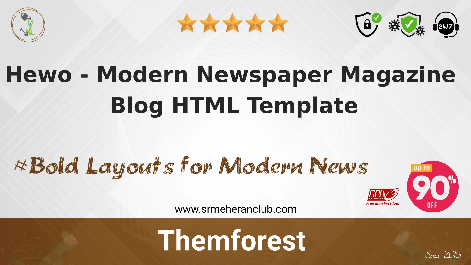 Hewo – Modern Newspaper Magazine Blog HTML Template — Template by Themeforest