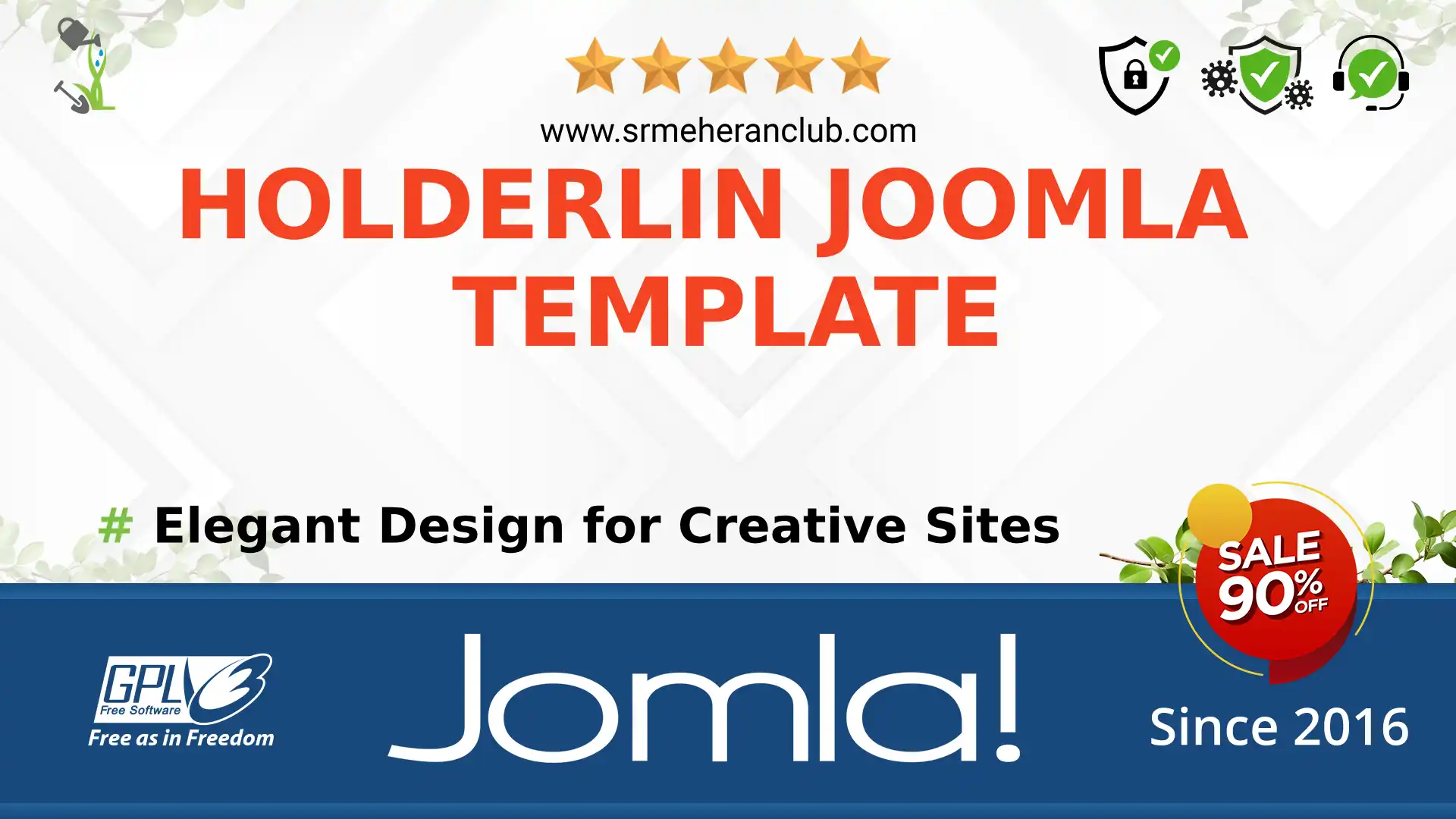 Holderlin Joomla Template — Theme by Templatemonster