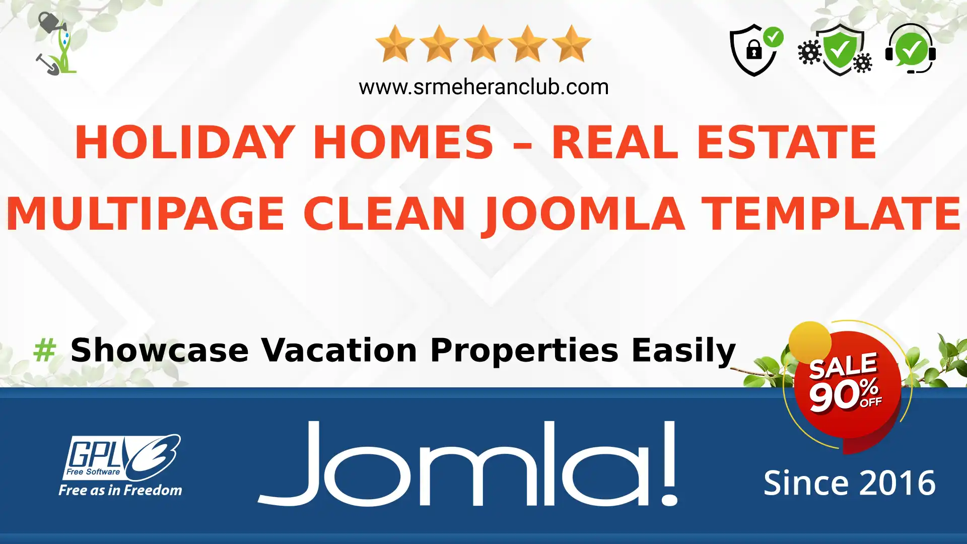 Holiday Homes – Real Estate Multipage Clean Joomla Template — Theme by Templatemonster
