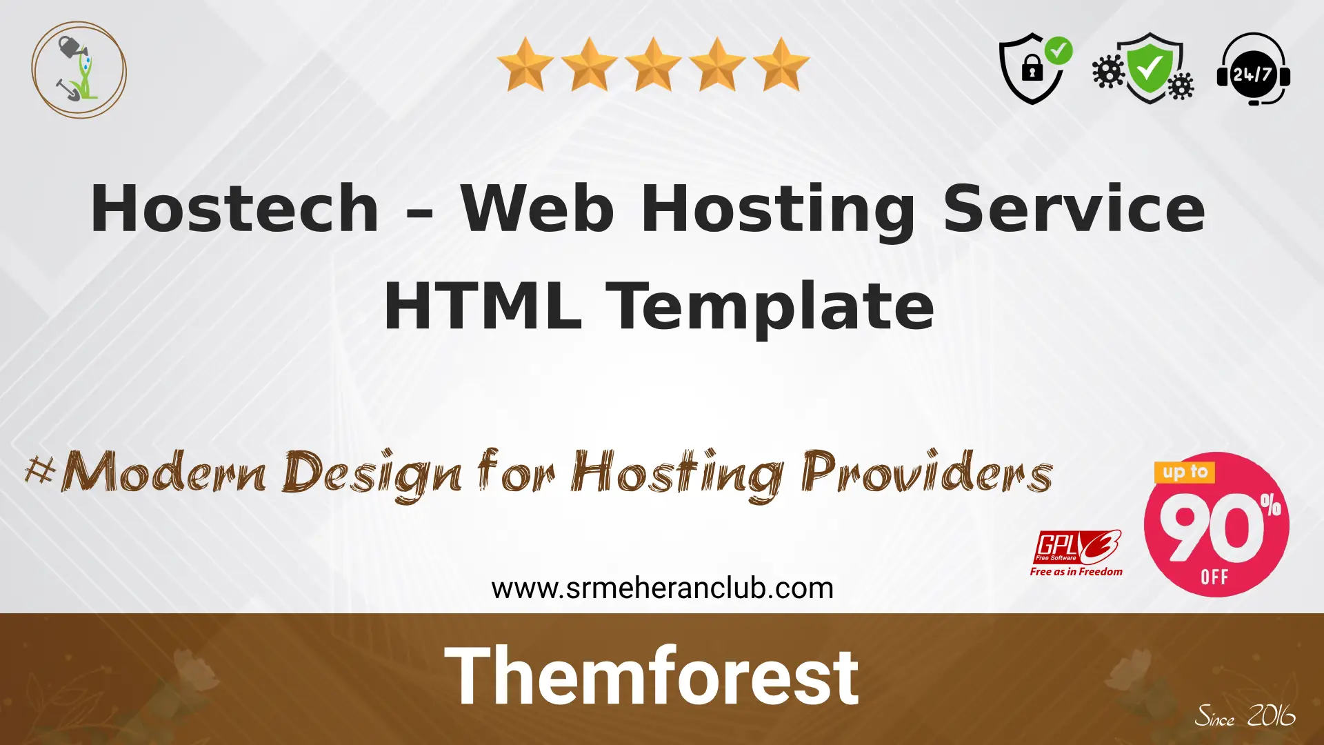 Hostech – Web Hosting Service HTML Template — Template by Themeforest