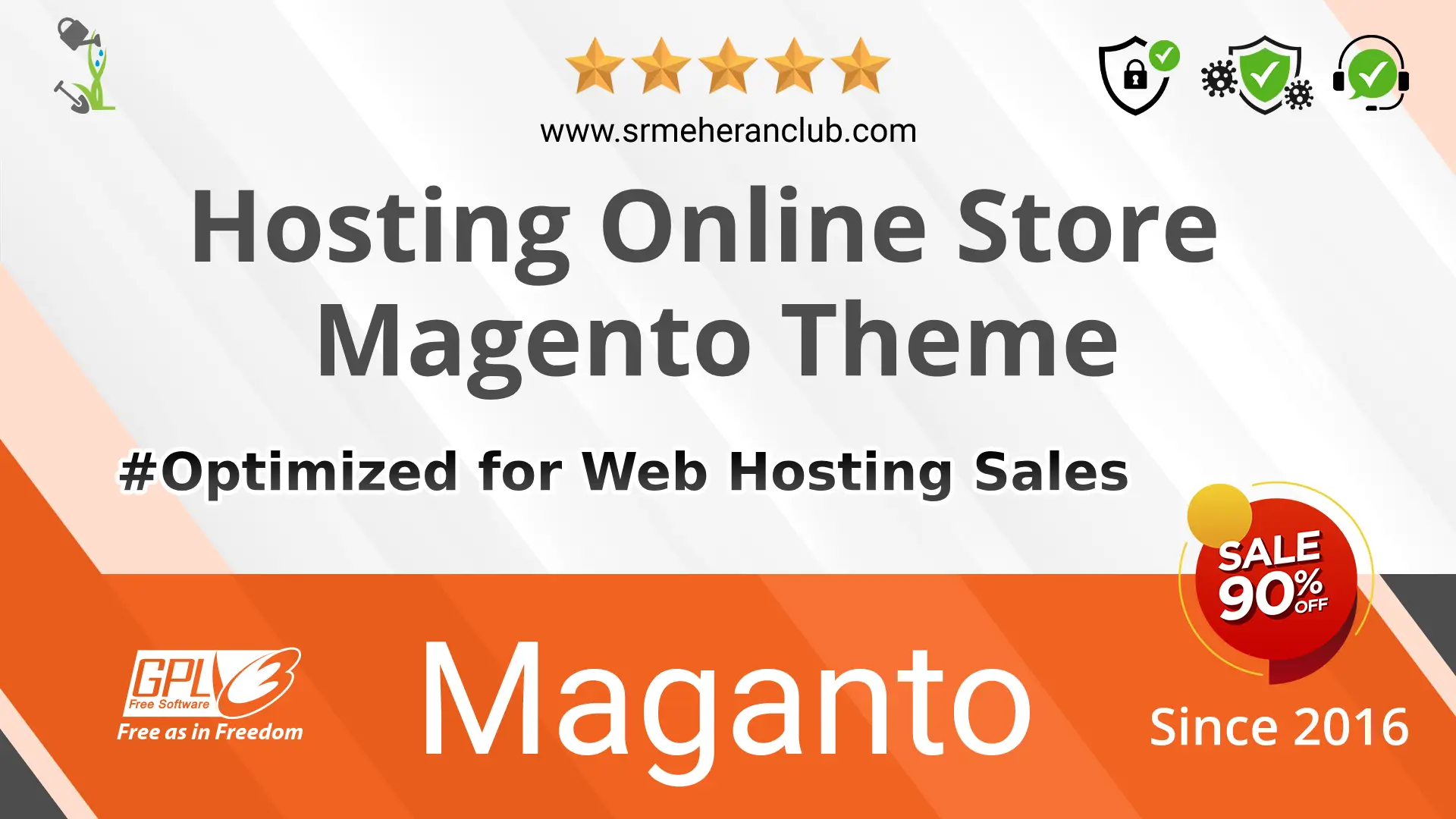 Hosting Online Store Magento Theme — Theme by Templatemonster