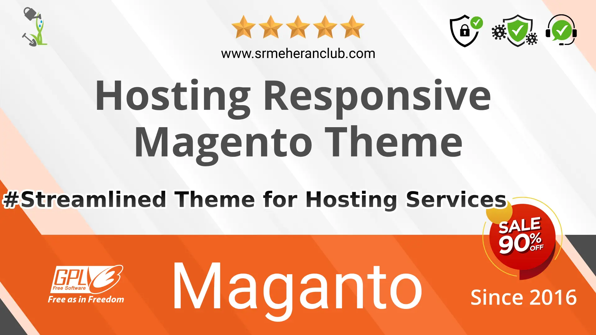 Hosting Responsive Magento Theme — Theme by Templatemonster