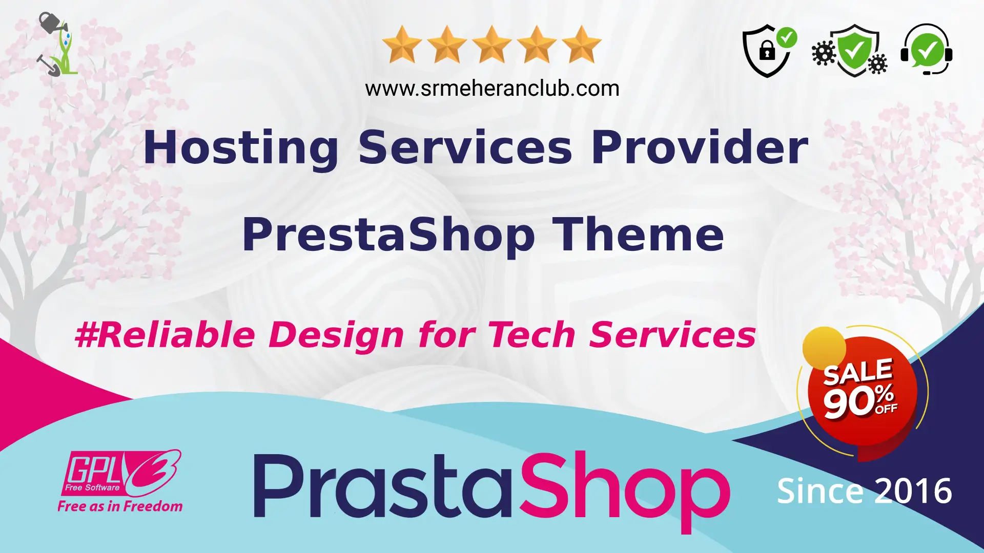 Hosting Services Provider PrestaShop Theme