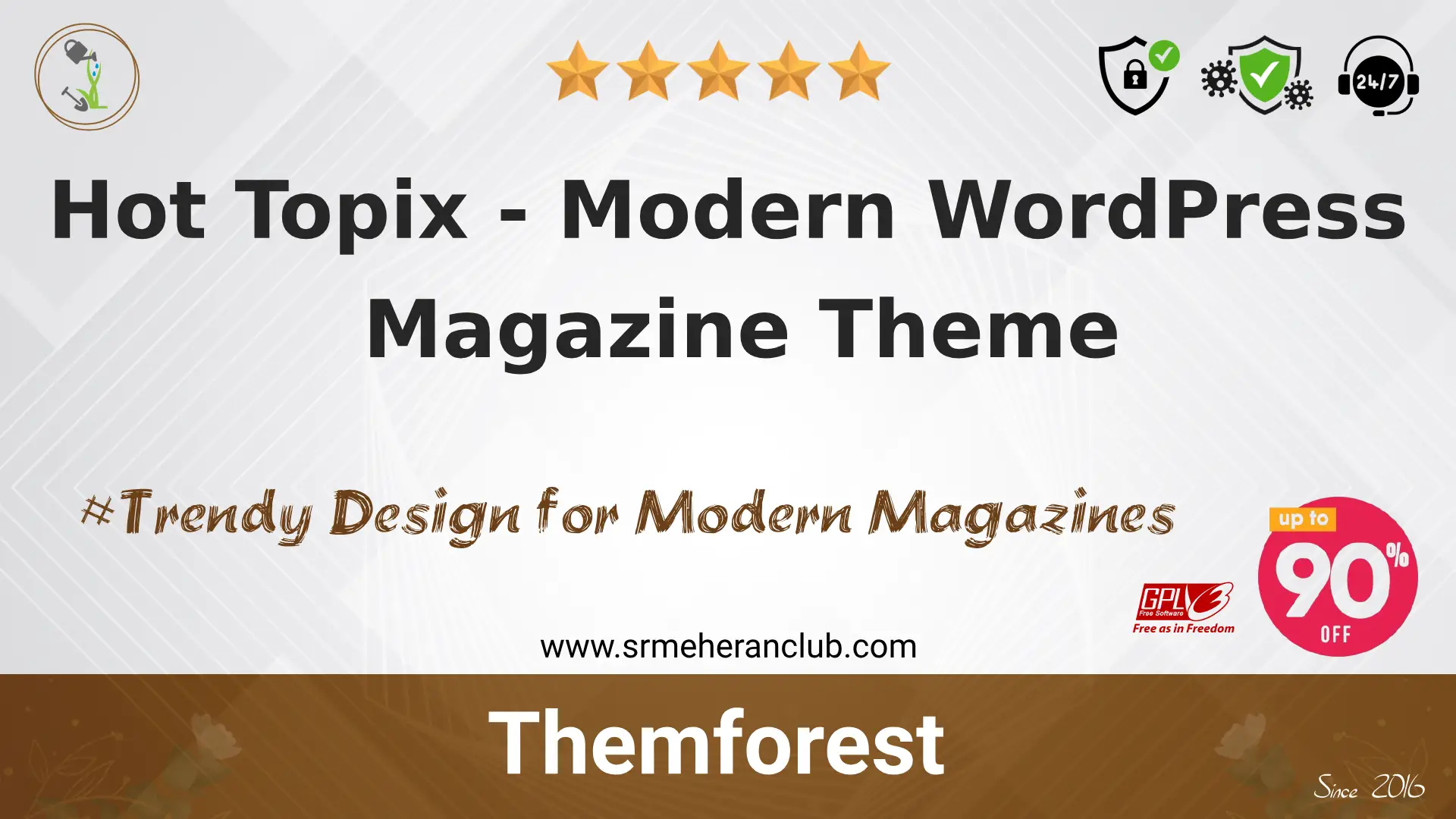 Hot Topix – Modern WordPress Magazine Theme — Theme by Themeforest