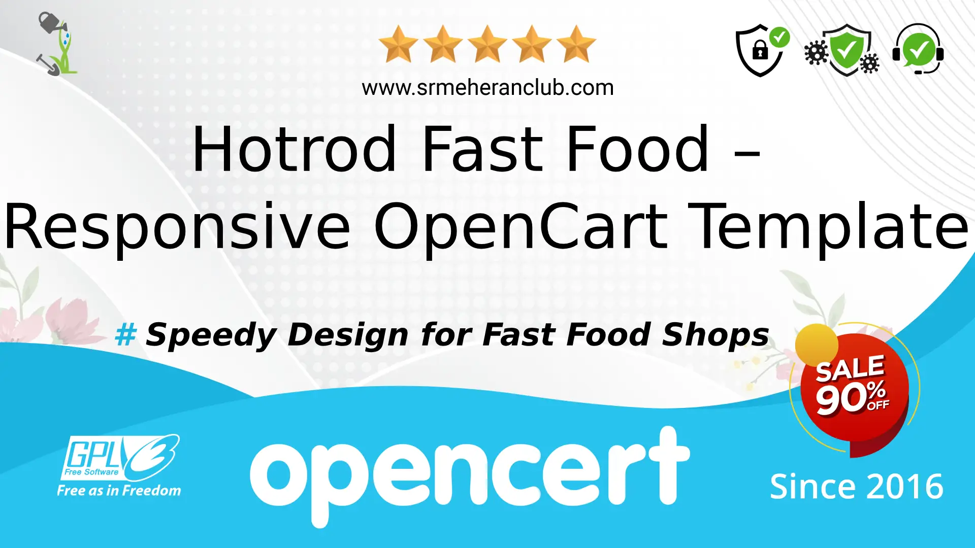 Hotrod Fast Food – Responsive OpenCart Template — Template by Templatemonster