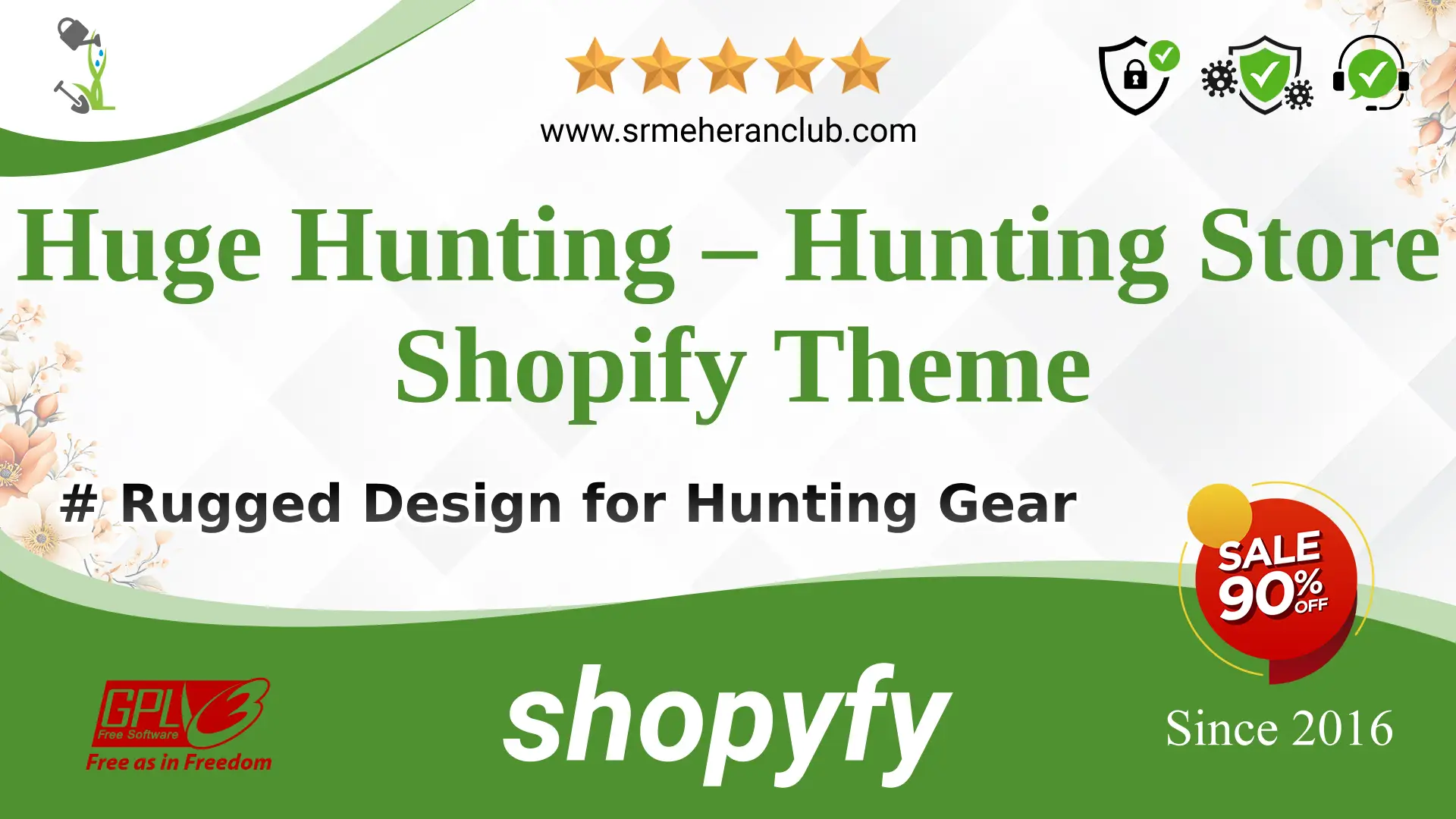 Huge Hunting – Hunting Store Shopify Theme — Theme by Templatemonster