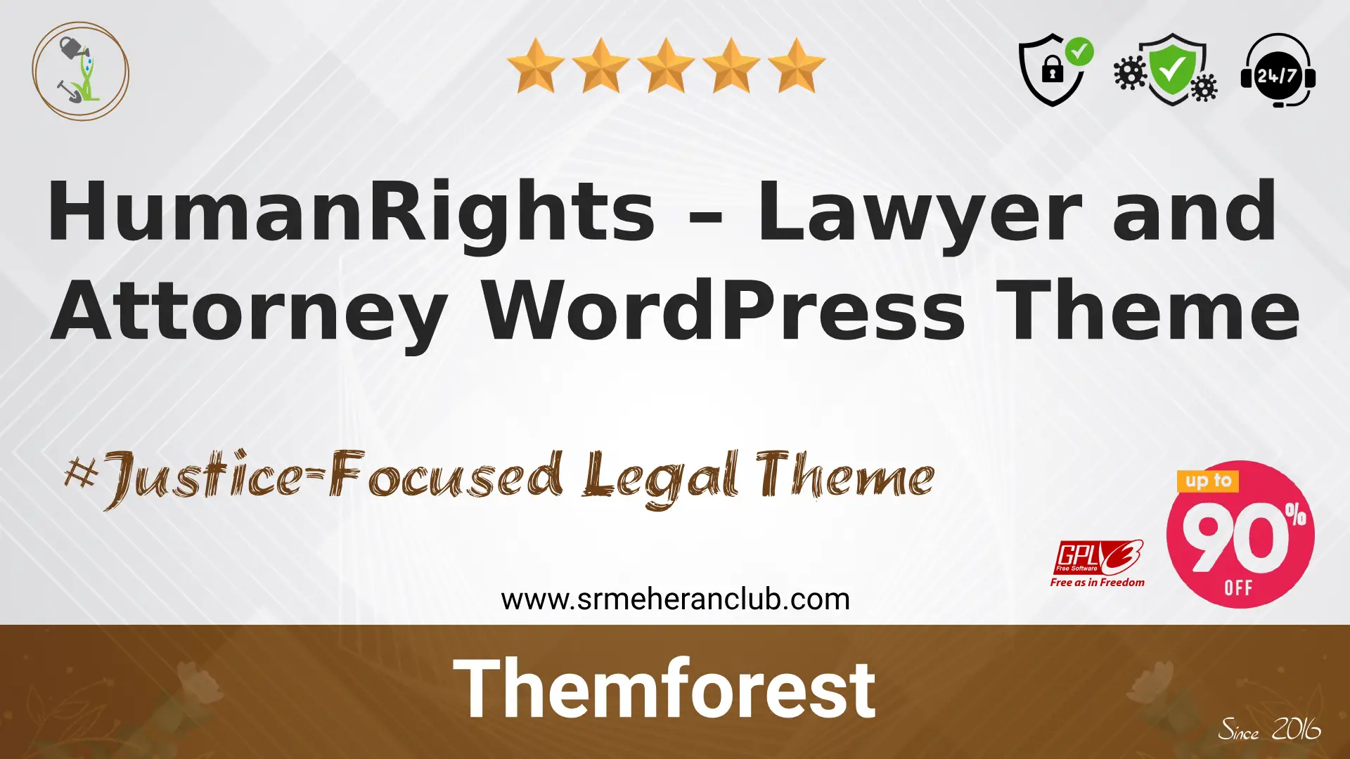 HumanRights – Lawyer and Attorney WordPress Theme — Theme by Themeforest