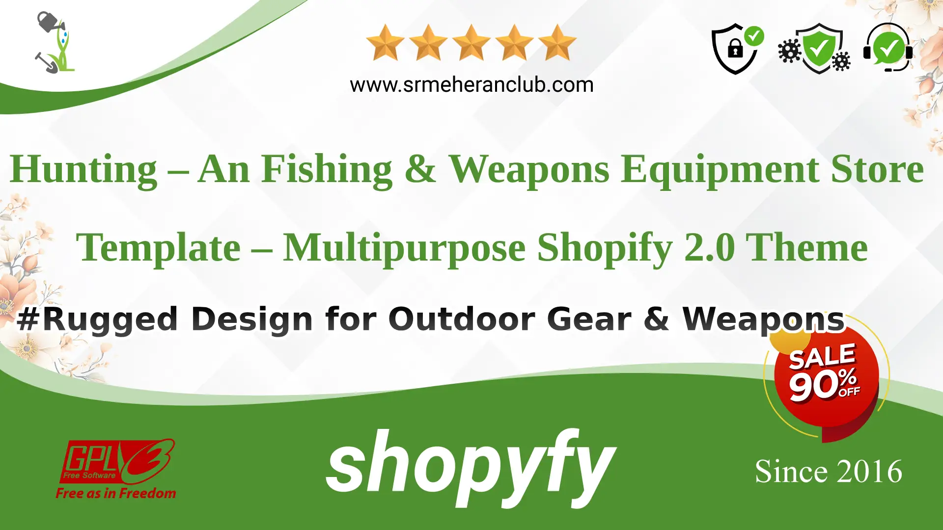 Hunting – An Fishing & Weapons Equipment Store Template – Multipurpose Shopify 2.0 Theme — Theme by Templatemonster