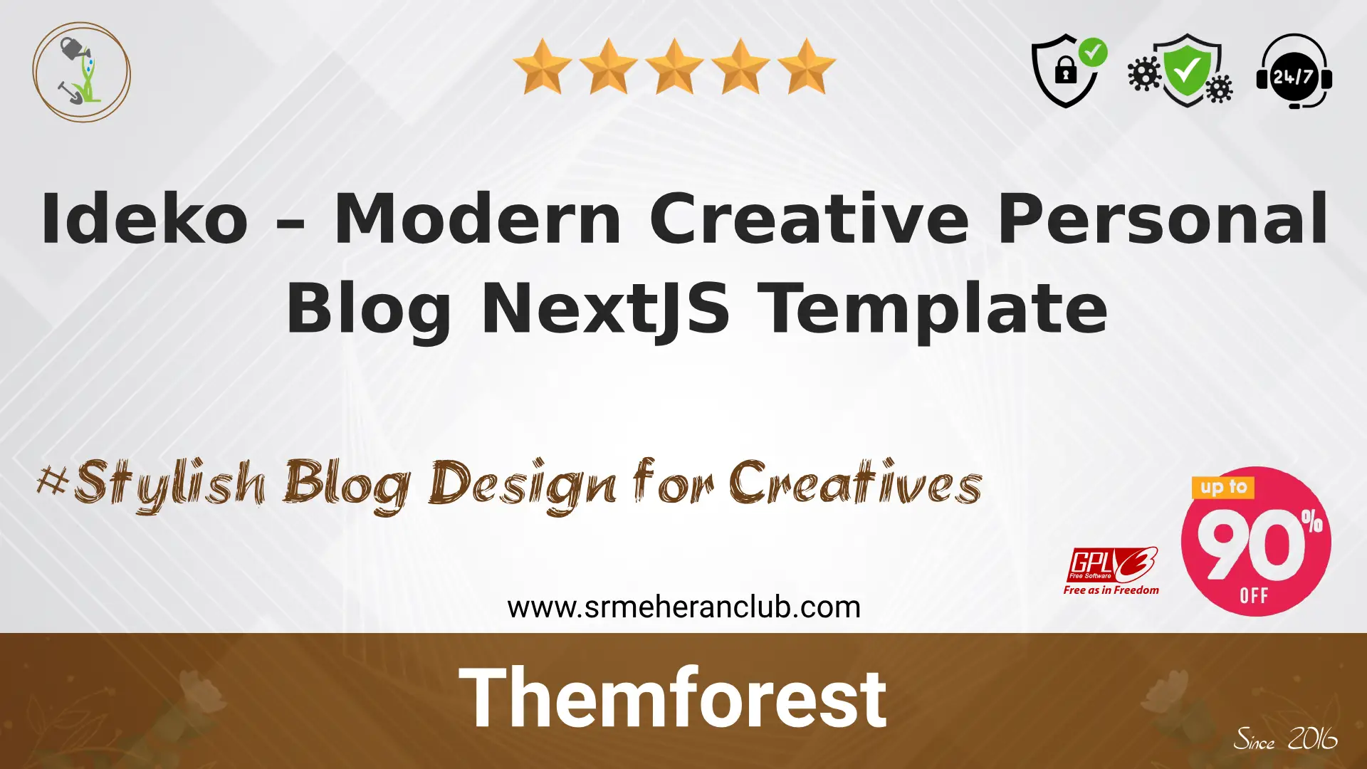Ideko – Modern Creative Personal Blog NextJS Template