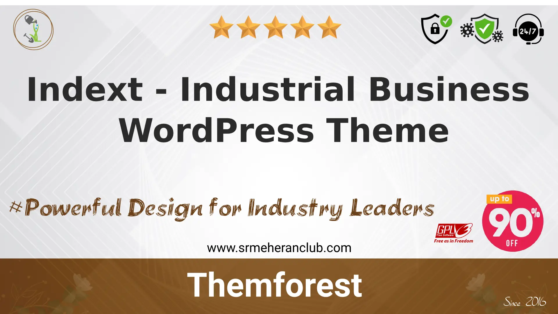 Indext – Industrial Business WordPress Theme