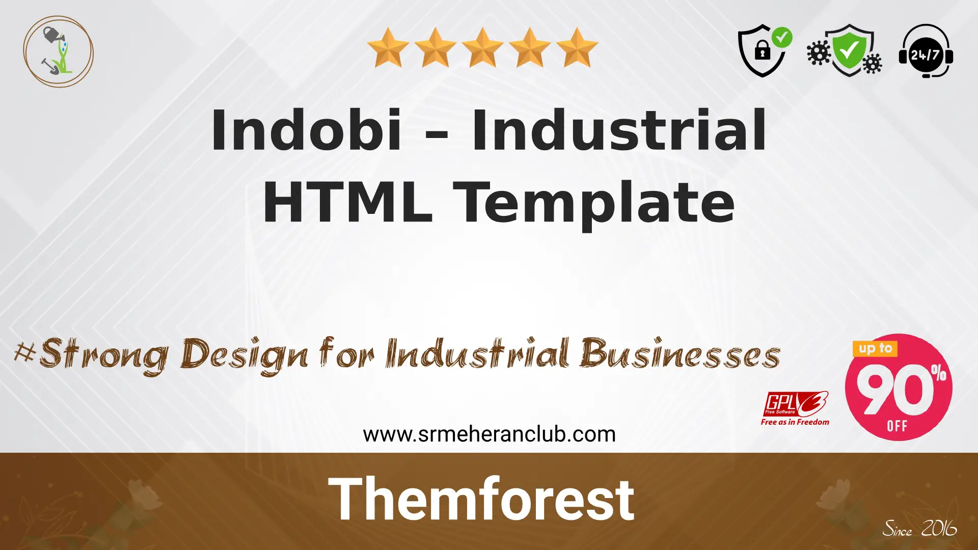 Indobi – Industrial HTML Template — Template by Themeforest