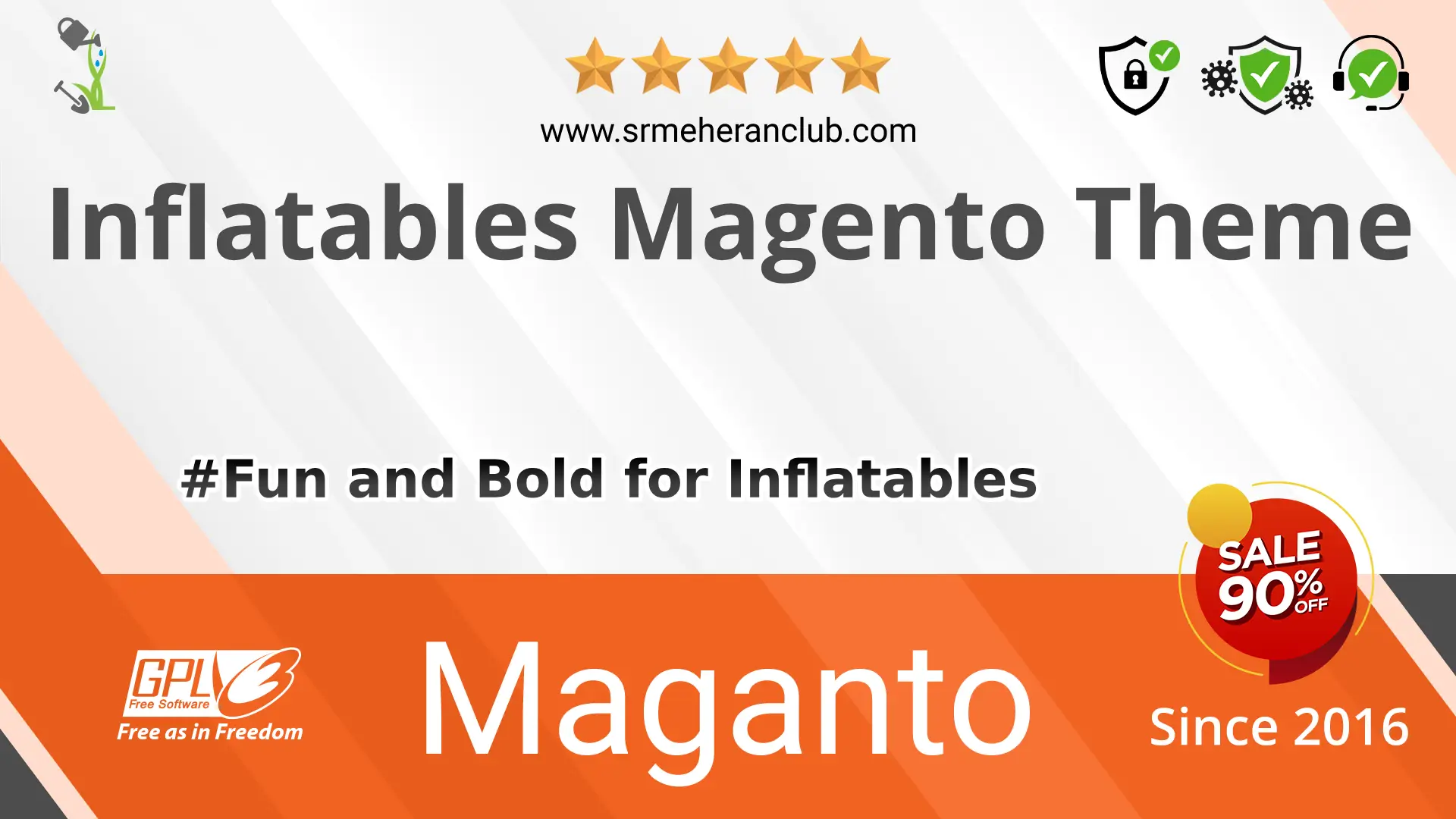 Inflatables Magento Theme — Theme by Templatemonster
