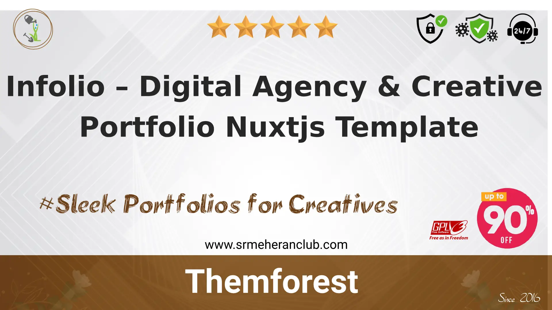 Infolio – Digital Agency & Creative Portfolio Nuxtjs Template