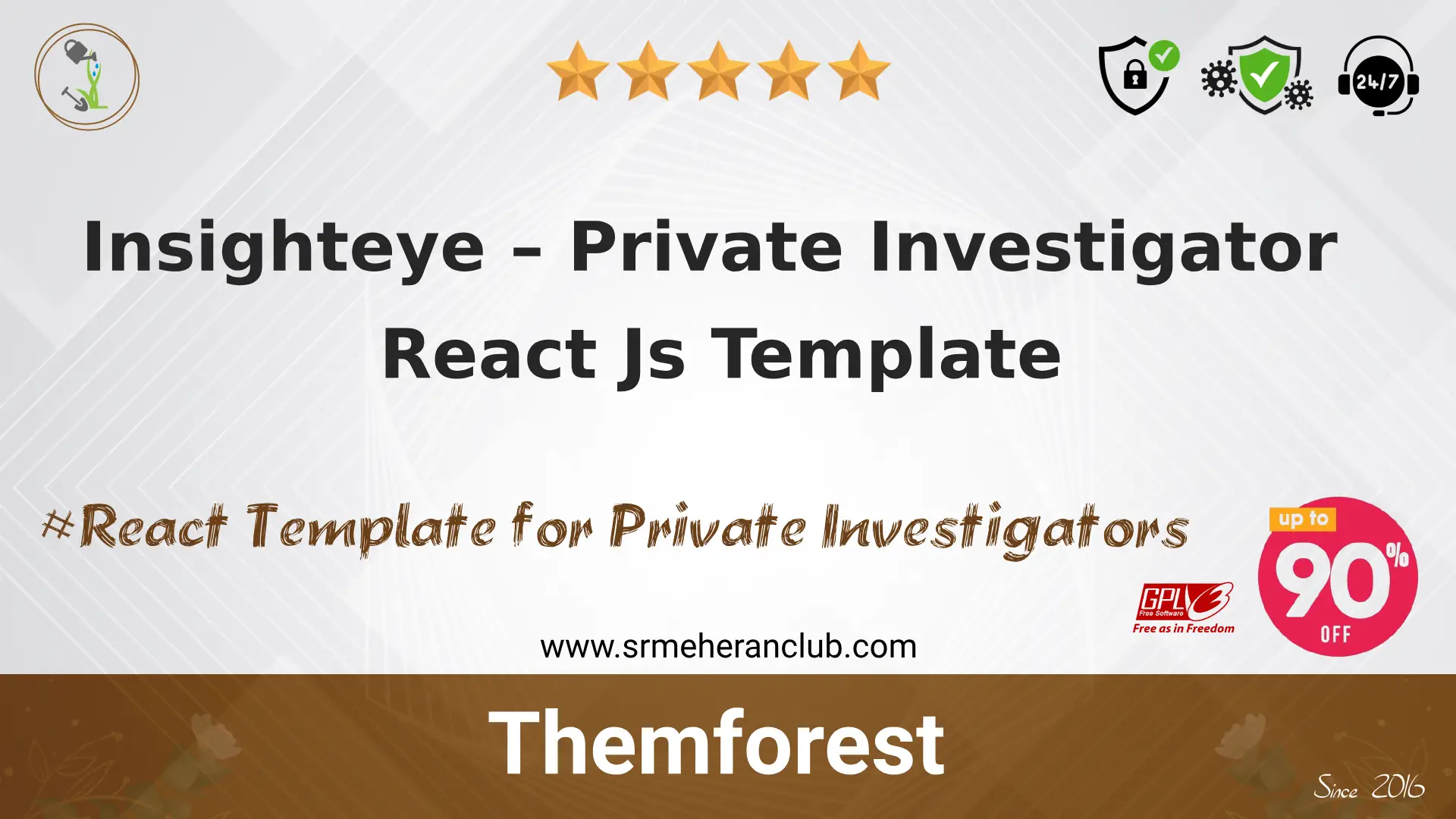 Insighteye – Private Investigator React Js Template