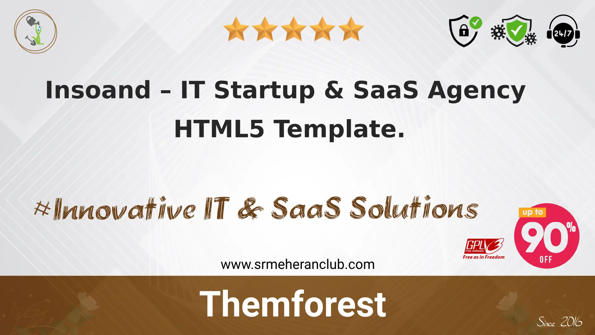 Insoand – IT Startup & SaaS Agency HTML5 Template. — Template by Themeforest